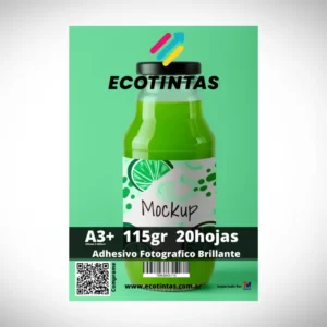 Papel Fotografico A3+ Adhesivo Brillante 115g/m² 20 Hojas