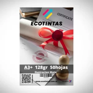 Papel Fotografico A3+ Mate 128g/m² 50 Hojas
