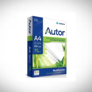 Resma Autor A4 75g/m² 500 Hojas