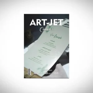 Papel Texturado A4 Canvas Brillante Nogal Europeo 230g/m² A4 50 Hojas