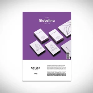 Papel Matelina A3 Doble Faz 220g/m² 20 Hojas