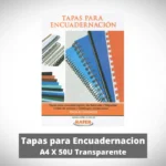 Tapas Para Encuadernar PP A4 Traslucida X 50