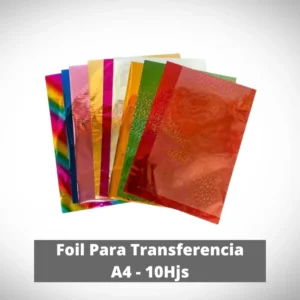 Foil de Aluminio Para Transferencia A4 x 10Hjs
