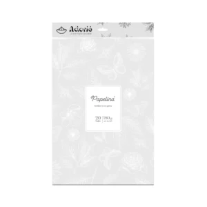 Papelina A4 180g/m² 20 Hojas Blanco Tiza