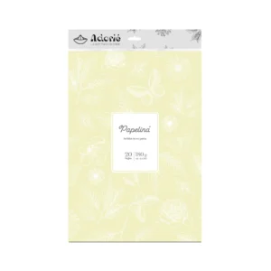 Papelina A4 180g/m² 20 Hojas Crema Marfil