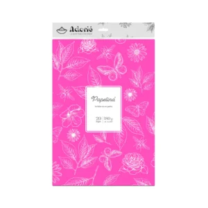 Papelina A4 180g/m² 20 Hojas Fucsia Fluor