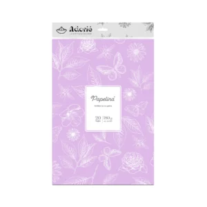 Papelina A4 180g/m² 20 Hojas Lila Pastel