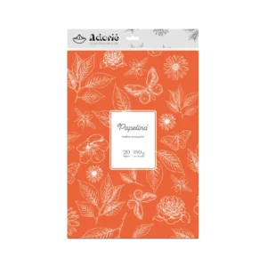 Papelina A4 180g/m² 20 Hojas Naranja Caramelo