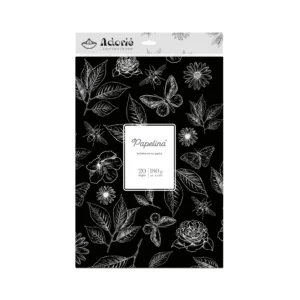 Papelina A4 180g/m² 20 Hojas Negro Noche
