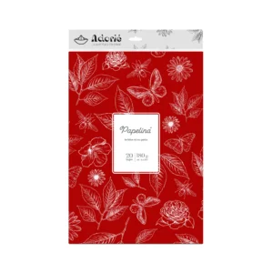 Papelina A4 180g/m² 20 Hojas Rojo Cereza