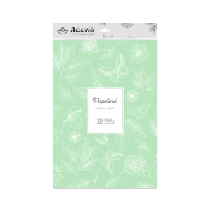 Papelina A4 180g/m² 20 Hojas Verde Pastel