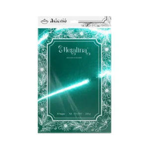 Metalina A4 230g/m² 10 Hojas Aquamarine