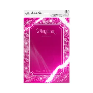 Metalina A4 230g/m² 10 Hojas Rosa Radiante