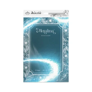 Metalina A4 230g/m² 10 Hojas Turquesa Neptuno