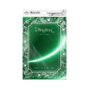Metalina A4 230g/m² 10 Hojas Verde Pistacho