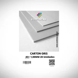 Carton Gris Para Encuadernar A5+ 20 unidades 1 MM