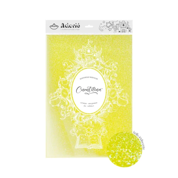 Cuentilina A4 Amarillo Carruaje Brillante