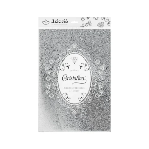 Cristalina A4 10hjs 230grs Cuarzo Plateado