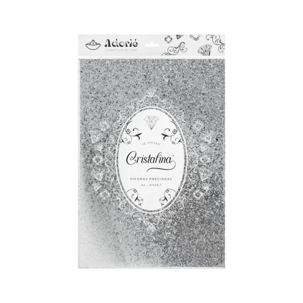Cristalina A4 10hjs 230grs Cuarzo Plateado