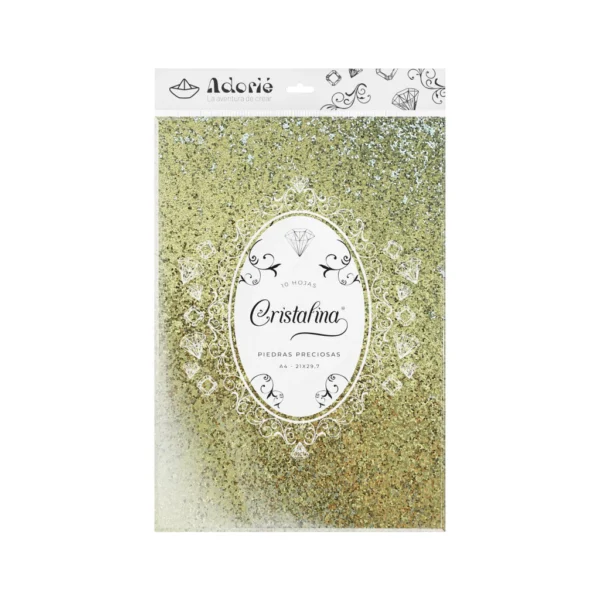 Cristalina A4 10hjs 230grs Dorado Citrino