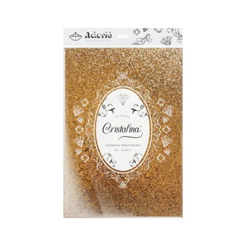 Cristalina A4 10hjs 230grs Naranja Ambar