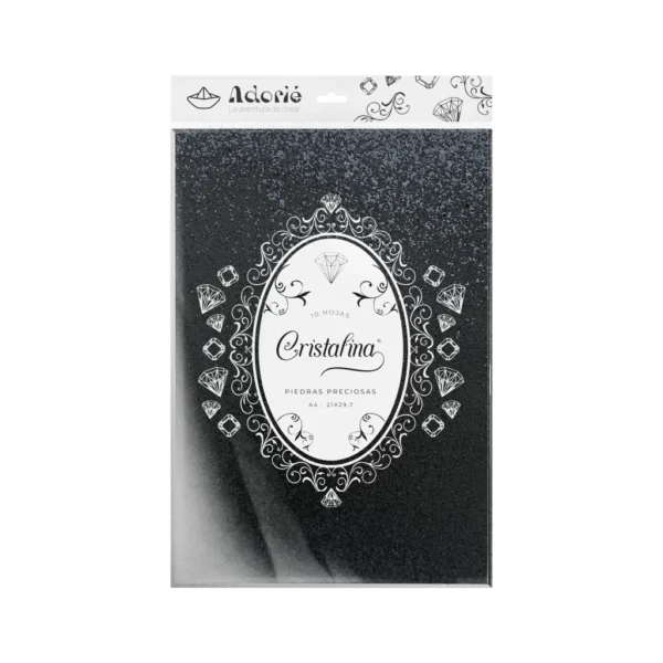Cristalina A4 10hjs 230grs Negro Onix