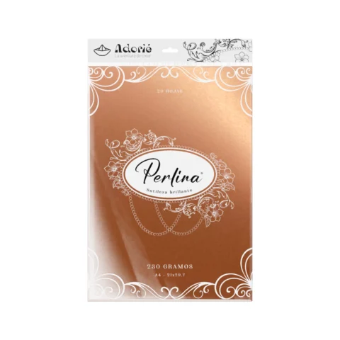 Perlina A4 230g 20hjs Bronce