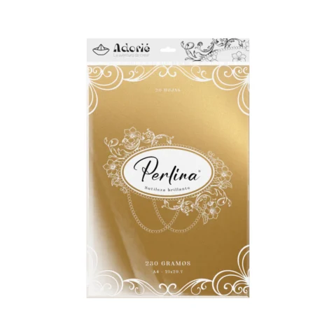 Perlina A4 230g 20hjs Dorado