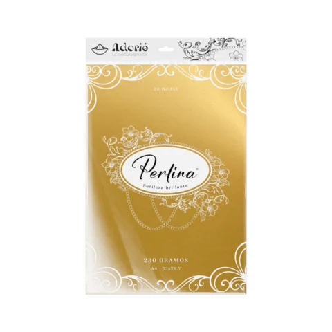 Perlina A4 230g 20hjs Oro Oscuro