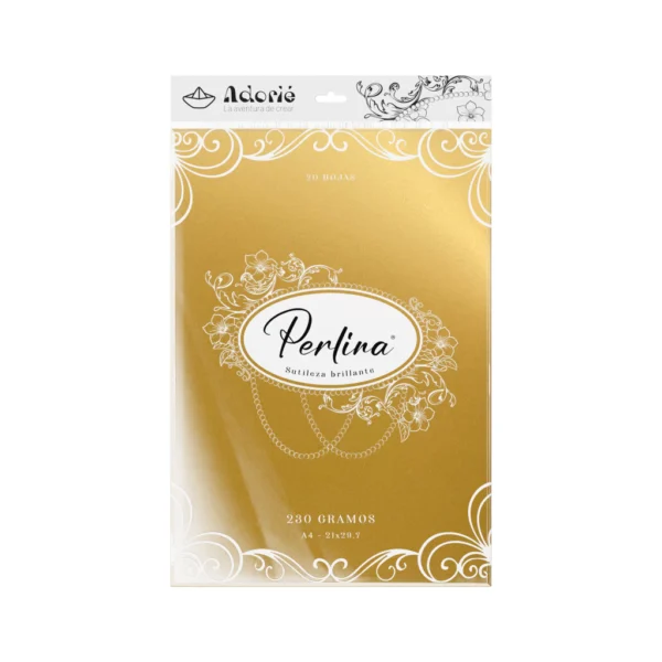 Perlina A4 230g 20hjs Oro Oscuro