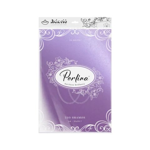 Perlina A4 230g 20hjs Violeta