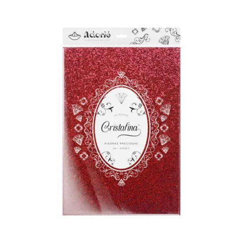 Cristalina A4 10hjs 230grs Rojo Rubi