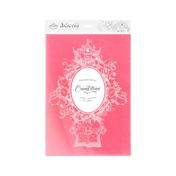 Cuentilina A4 Rosa Neon Magico