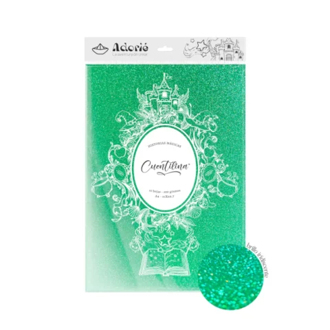 Cuentilina A4 Verde Alga del Mar
