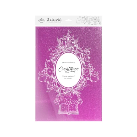 Cuentilina A4 Violeta Orbe de Cristal