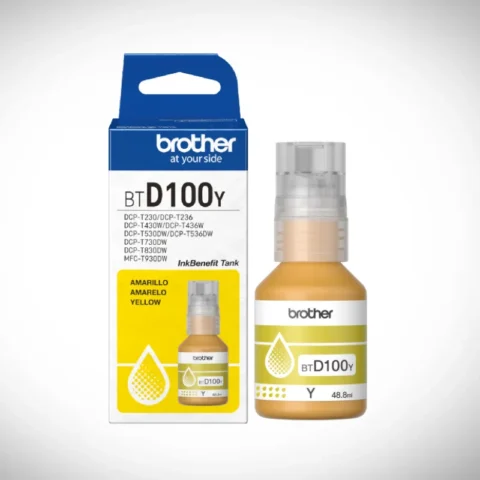 Tinta Brother BTD100 Amarillo