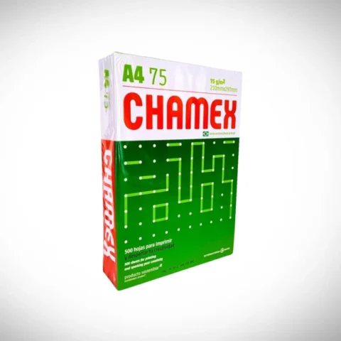 Resma Chamex A4 75g/m² 500 Hojas