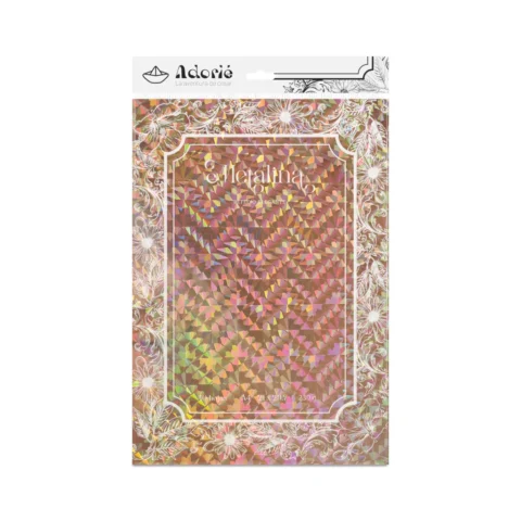 Metalina A4 230g/m² 10 Hojas Diamante Rosa
