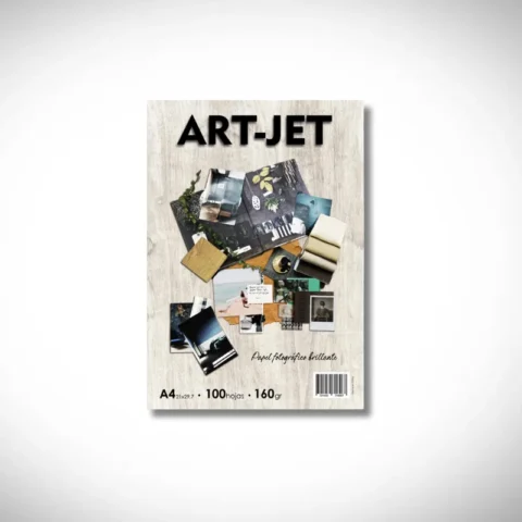 Papel Art-Jet Fotografico A4 Brillante 160g/m² 100 Hojas