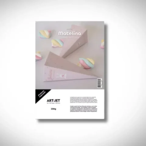 Matelina Texturada Tramado de Algodon 230g/m² 50 Hojas A4