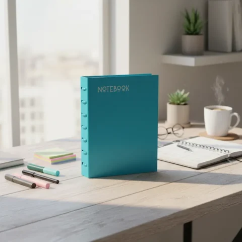 Cuaderno Inteligente Note Celeste A5 80hjs Rayadas