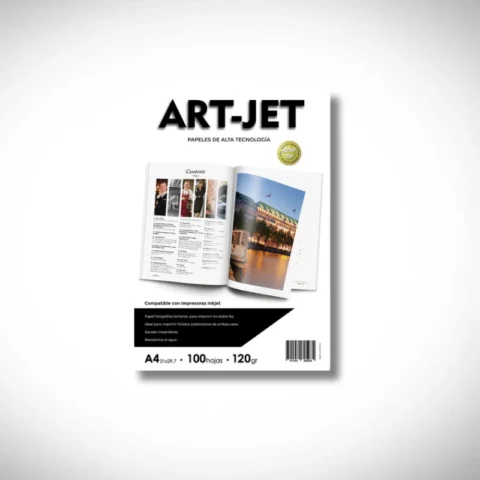 Papel Art-Jet A4 Doble Faz 120g/m² 100 Hojas
