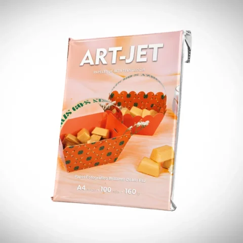 Papel Fotografico Doble Faz 160gr Art-jet A4 100hj
